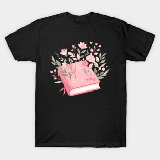 Floral Book T-Shirt